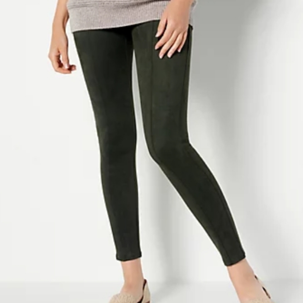 Spanx faux suede leggings
